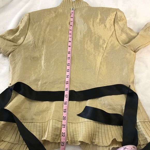 R&M Richards gold shimmer lightweight jacket / top - Picture 11 of 11